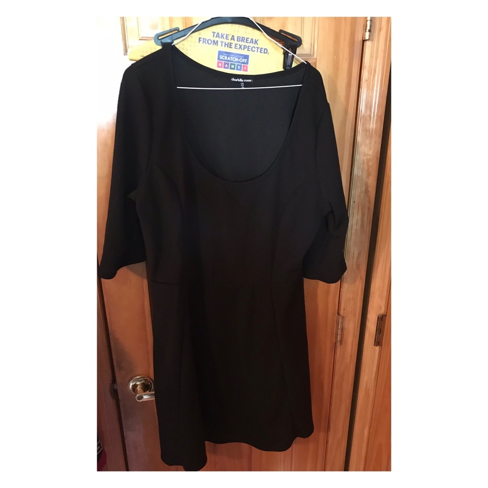Black skater dress